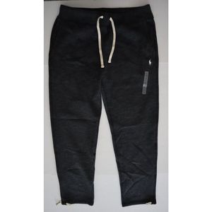 Polo Ralph Lauren Men's Sz XL Black Fleece Straight Leg Sweatpants $110